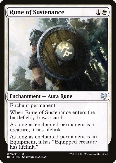 Rune of Sustenance (25) [Kaldheim]