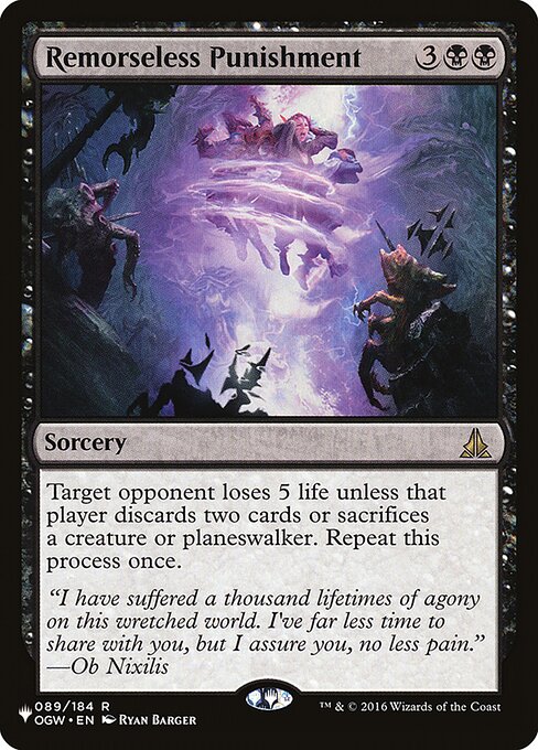 Remorseless Punishment (OGW-89) [The List]