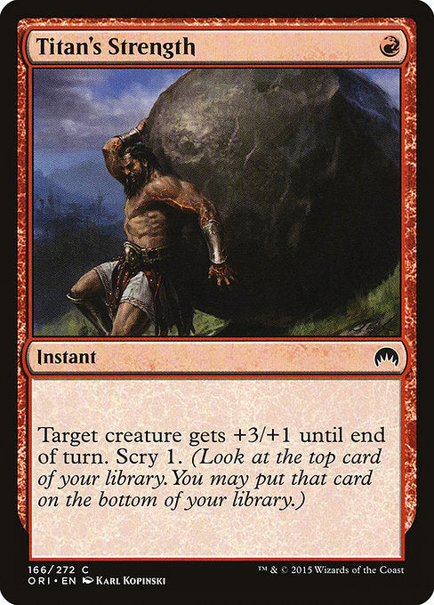 Titan's Strength (166) [Magic Origins]
