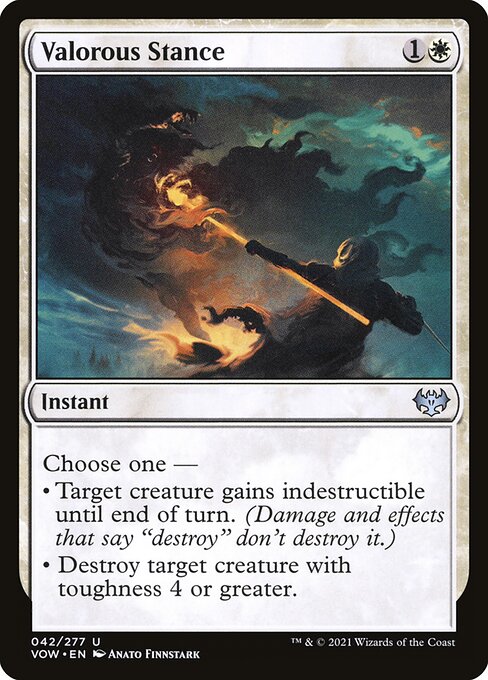 Valorous Stance (42) [Innistrad: Crimson Vow]