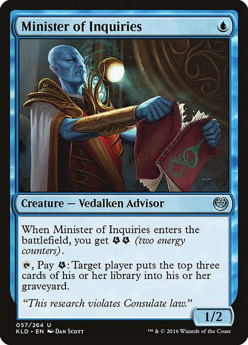 Minister of Inquiries (57) [Kaladesh]