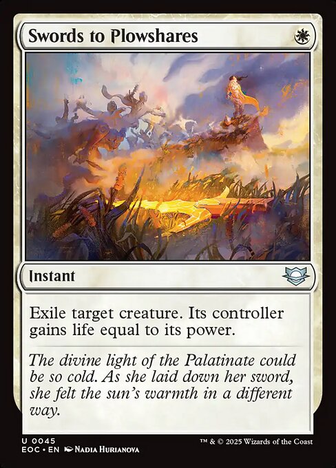 Swords to Plowshares (45) [Edge of Eternities Commander]