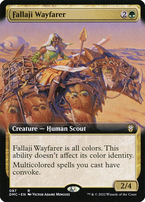 Fallaji Wayfarer (87) [Dominaria United Commander] [Extended Art]