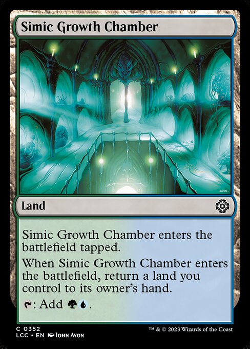 Simic Growth Chamber (352) [The Lost Caverns of Ixalan Commander]