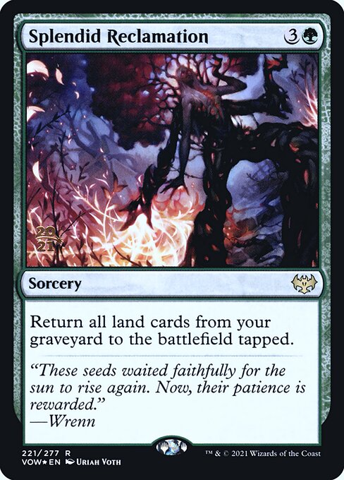 Splendid Reclamation (221s) [Innistrad: Crimson Vow Promos]