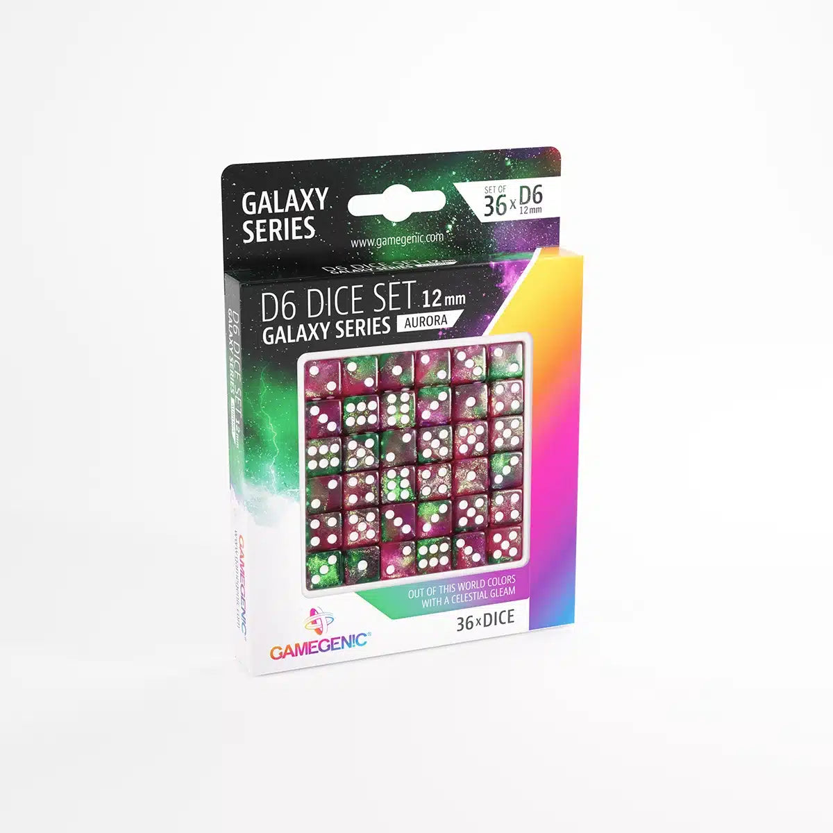 Gamegenic Galaxy: Aurora 36D6 Dice Set image 0