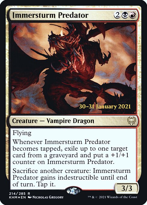 Immersturm Predator (214s) [Kaldheim Promos]