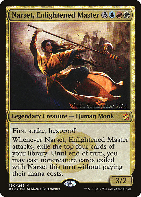 Narset, Enlightened Master (190s) [Khans of Tarkir Promos]