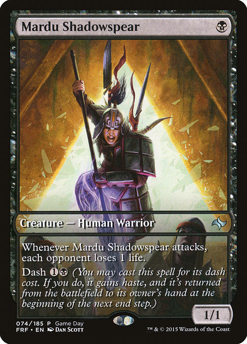 Mardu Shadowspear (74) [Fate Reforged Promos]