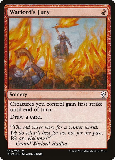 Warlord's Fury (151) [Dominaria]