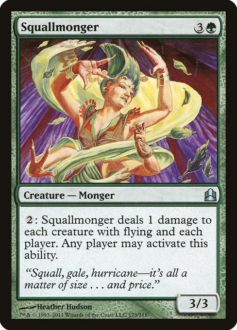 Squallmonger (173) [Commander 2011]