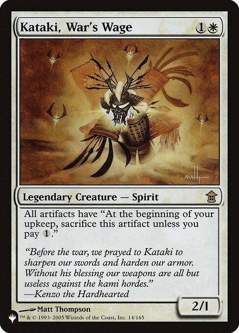 Kataki, War's Wage (SOK-14) [The List]