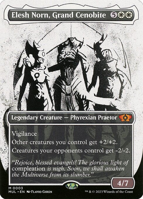 Elesh Norn, Grand Cenobite (3) [Multiverse Legends] [Showcase, Borderless]
