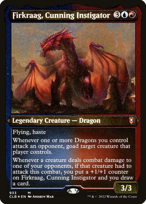 Firkraag, Cunning Instigator (933) [Commander Legends: Battle for Baldur's Gate] [Etched]