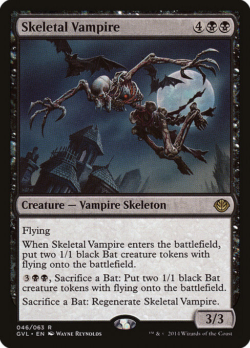 Skeletal Vampire (46) [Duel Decks Anthology: Garruk vs. Liliana]
