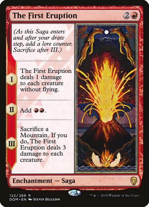The First Eruption (122) [Dominaria]