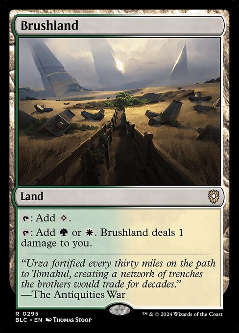 Brushland (295) [Bloomburrow Commander]