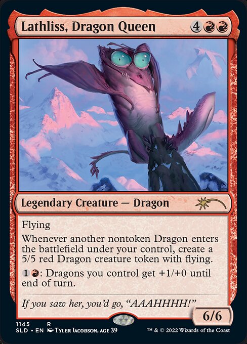 Lathliss, Dragon Queen (1145) [Secret Lair Drop]