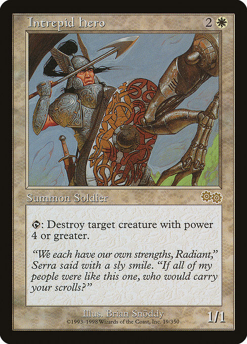 Intrepid Hero (19) [Urza's Saga]