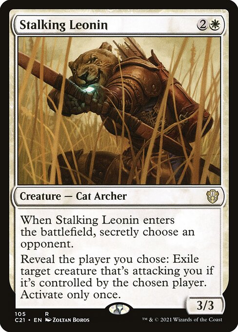 Stalking Leonin (105) [Commander 2021]