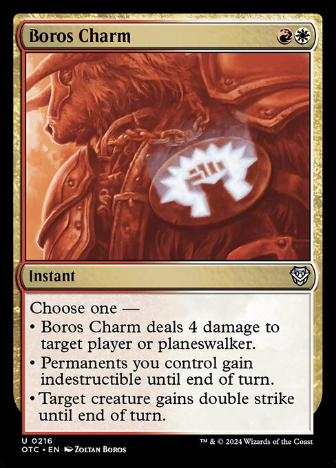 Boros Charm (216) [Outlaws of Thunder Junction Commander]