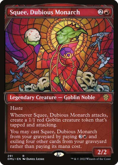 Squee, Dubious Monarch (291) [Dominaria United] [Showcase]
