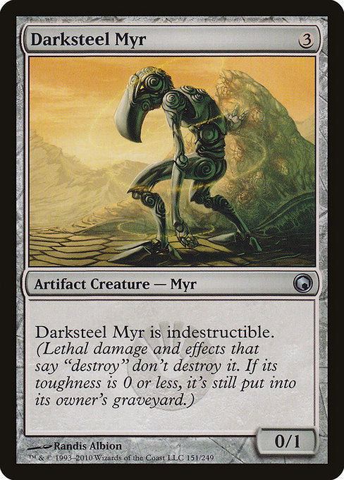Darksteel Myr (151) [Scars of Mirrodin]