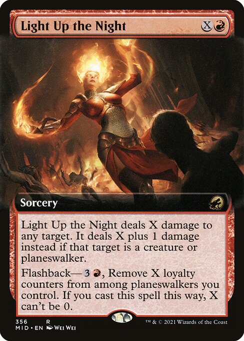 Light Up the Night (356) [Innistrad: Midnight Hunt] [Extended Art]