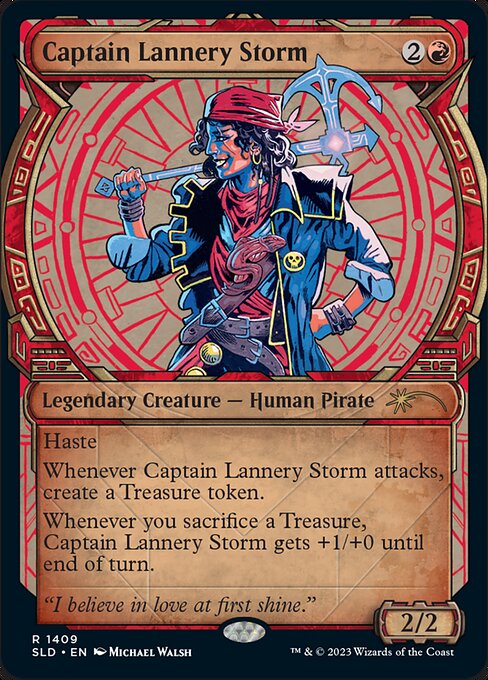 Captain Lannery Storm (1409) [Secret Lair Drop] [Showcase]