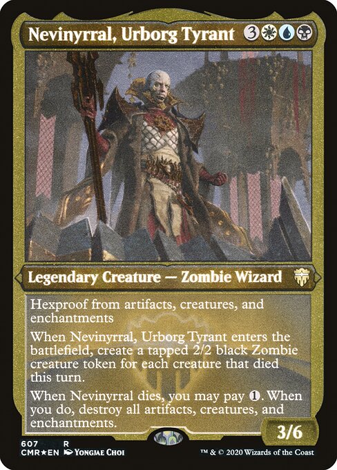 Nevinyrral, Urborg Tyrant (607) [Commander Legends] [Etched]