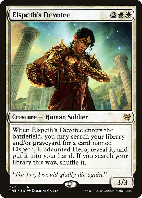 Elspeth's Devotee (272) [Theros Beyond Death]