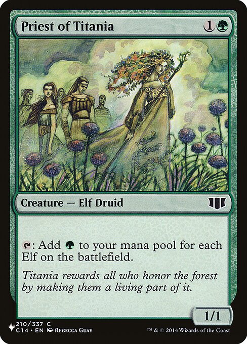 Priest of Titania (C14-210) [The List]