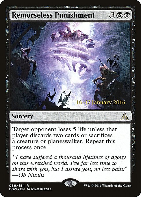 Remorseless Punishment (89s) [Oath of the Gatewatch Promos]