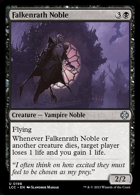 Falkenrath Noble (196) [The Lost Caverns of Ixalan Commander]