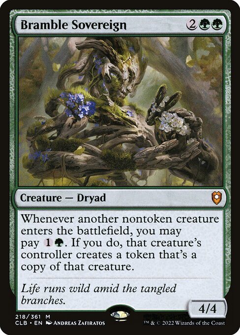 Bramble Sovereign (218) [Commander Legends: Battle for Baldur's Gate]