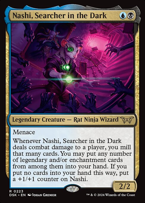 Nashi, Searcher in the Dark (223) [Duskmourn: House of Horror]