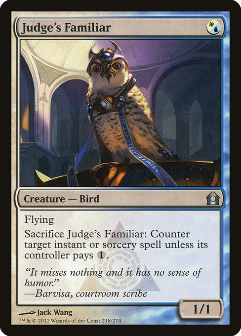 Judge's Familiar (218) [Return to Ravnica]