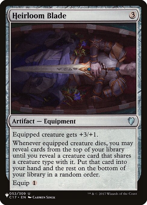 Heirloom Blade (C17-52) [The List]