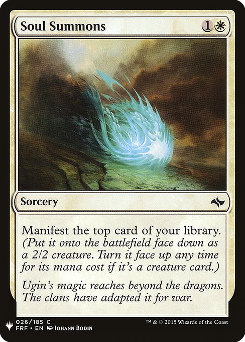 Soul Summons (FRF-26) [The List]