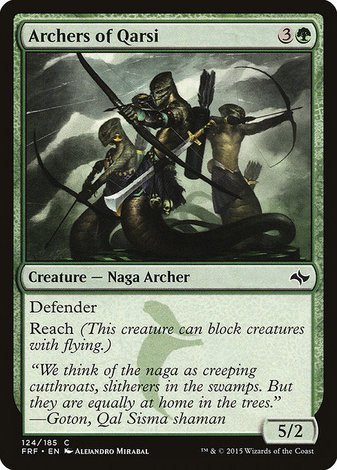 Archers of Qarsi (124) [Fate Reforged]
