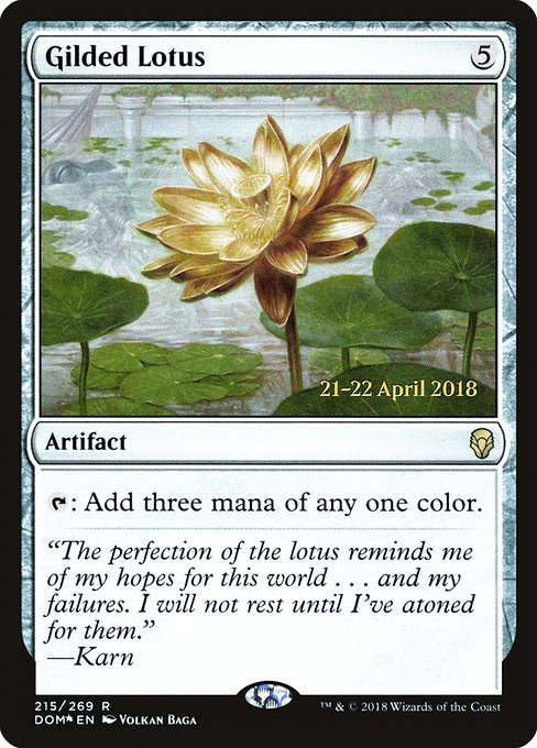 Gilded Lotus (215s) [Dominaria Promos]