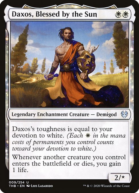 Daxos, Blessed by the Sun (9) [Theros Beyond Death]