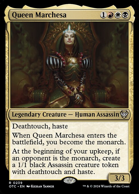 Queen Marchesa (239) [Outlaws of Thunder Junction Commander]