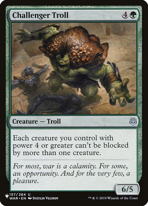 Challenger Troll (WAR-157) [The List]
