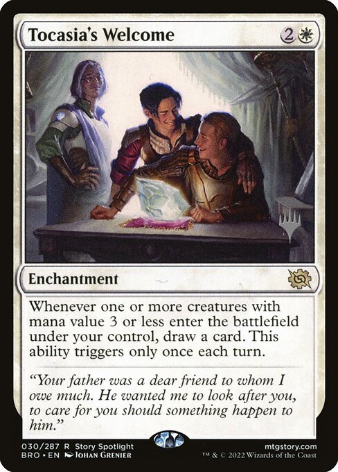 Tocasia's Welcome (30p) [The Brothers' War Promos]