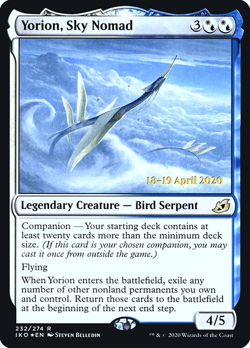 Yorion, Sky Nomad (232s) [Ikoria: Lair of Behemoths Promos]