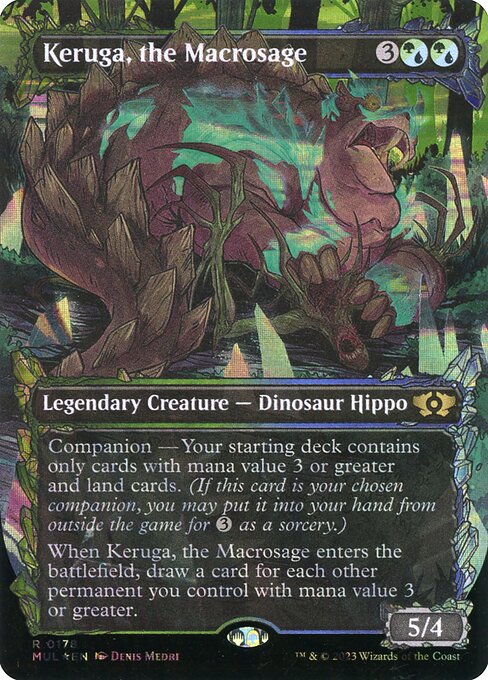 Keruga, the Macrosage (178) [Multiverse Legends] [Showcase, Borderless]