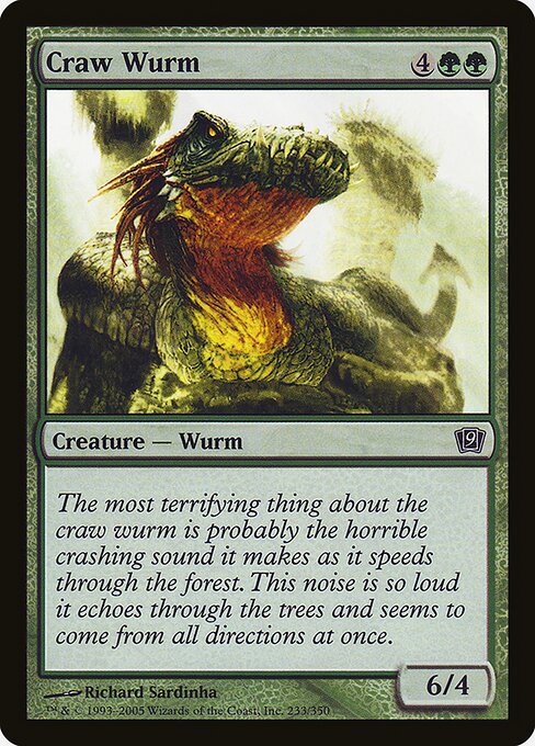 Craw Wurm (233★) [Ninth Edition]