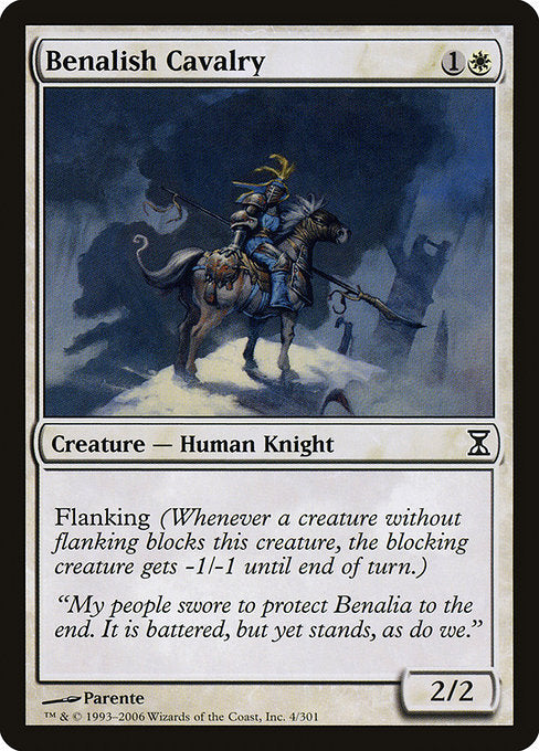 Benalish Cavalry (4) [Time Spiral]