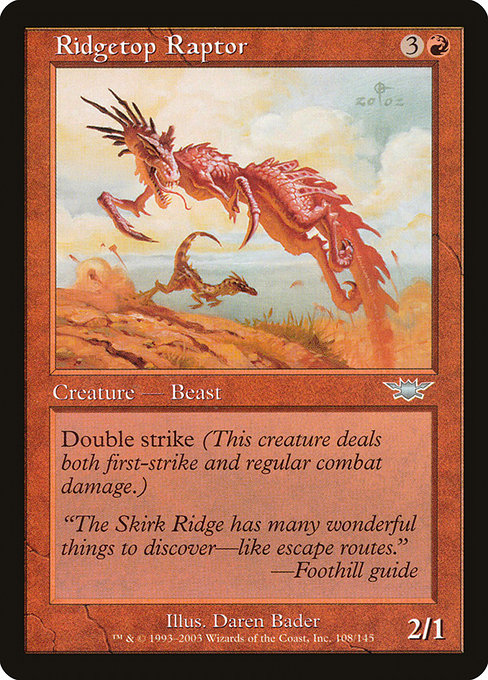 Ridgetop Raptor (108) [Legions]